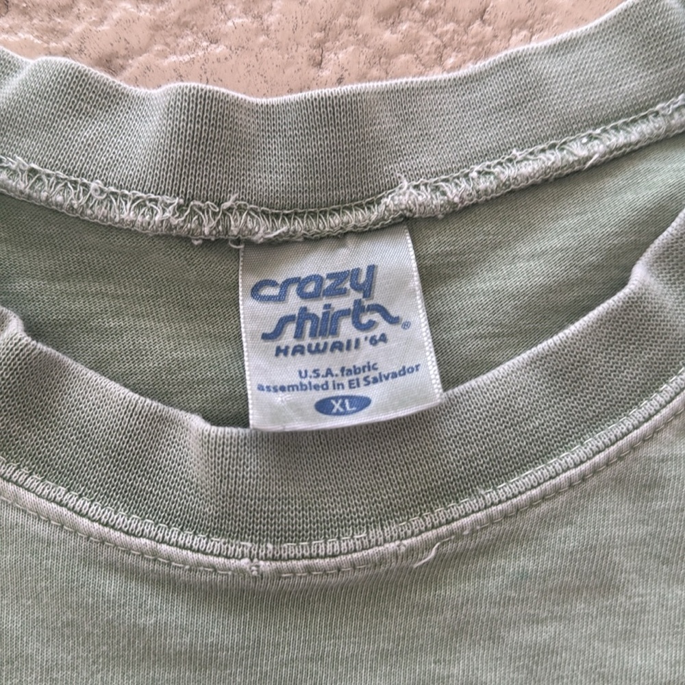 Bank of Dad Sage Green Tee - Picture 4 of 7